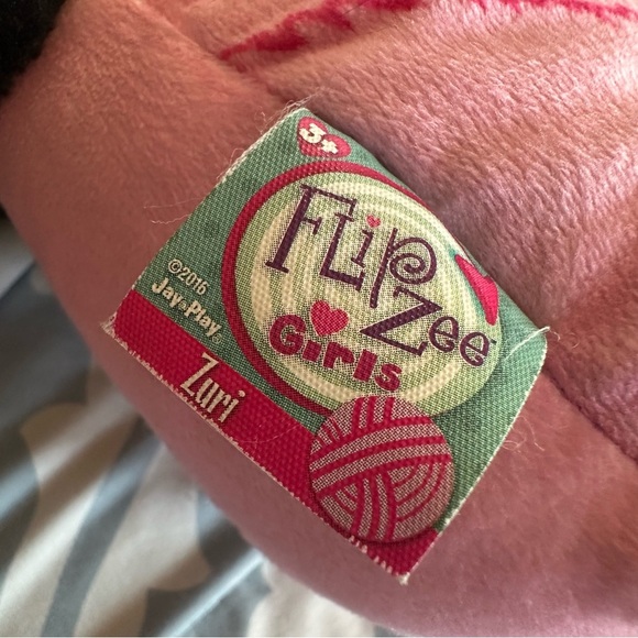 Charming Plush Doll with Pink and Black Hair - Picture 5 of 5